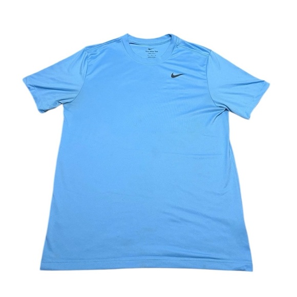 Nike Men's Light Blue Short Sleeve Tee - Picture 1 of 9
